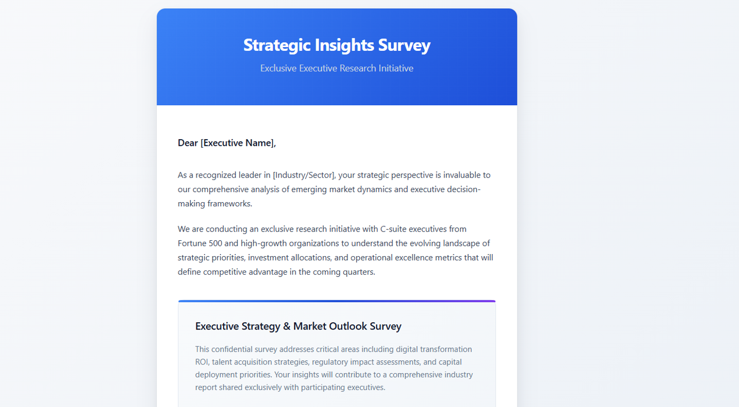 Survey Template